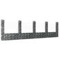 U-Shape Gabion Basket With 6 Posts Iron