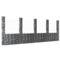 U-Shape Gabion Basket With 6 Posts Iron