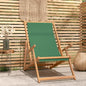 Folding Beach Chair Solid Wood Teak