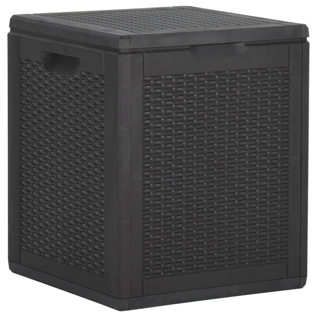 Garden Storage Box 90L Pp Rattan