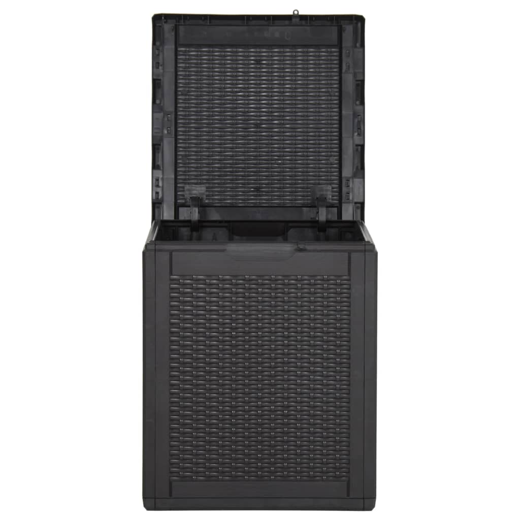 Garden Storage Box 90L Pp Rattan