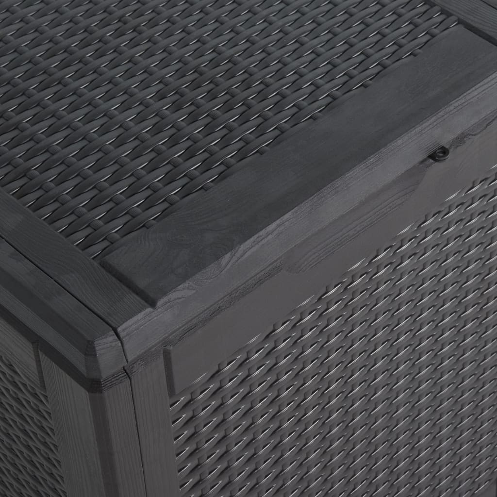 Garden Storage Box 90L Pp Rattan
