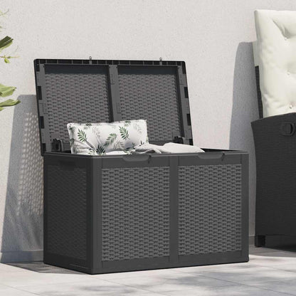 Garden Storage Box 90L Pp Rattan