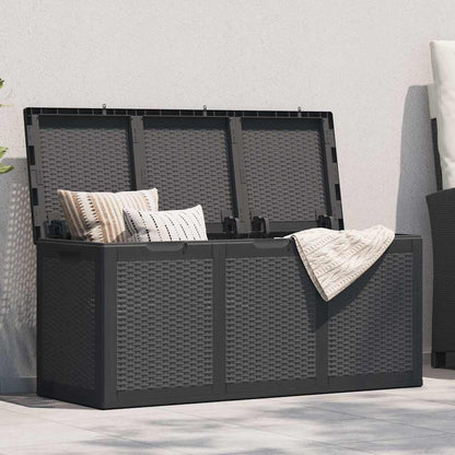 Garden Storage Box 90L Pp Rattan