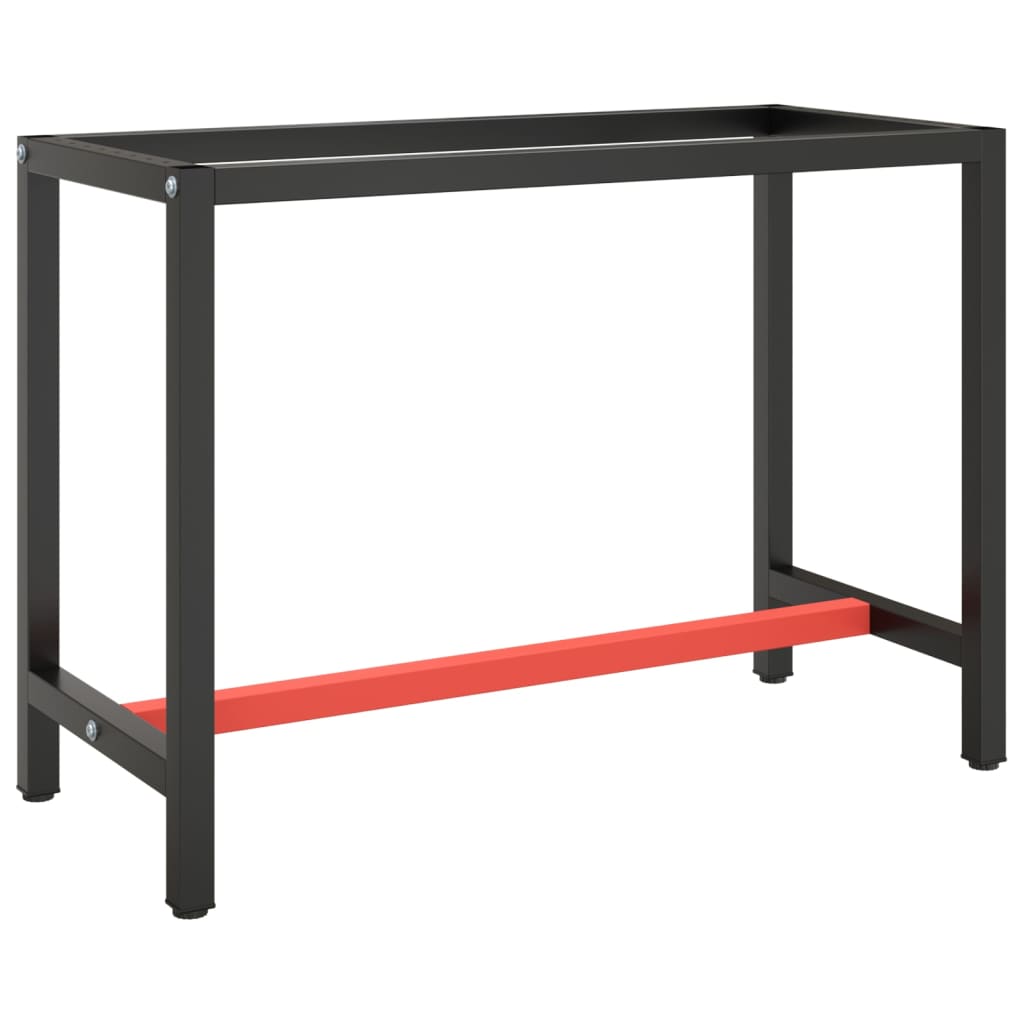 Work Bench Frame Metal Black And Red