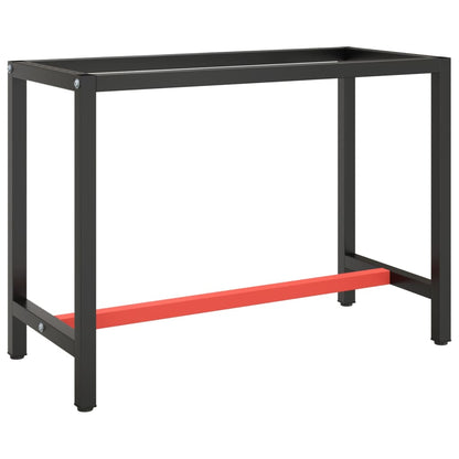 Work Bench Frame Metal Black And Red