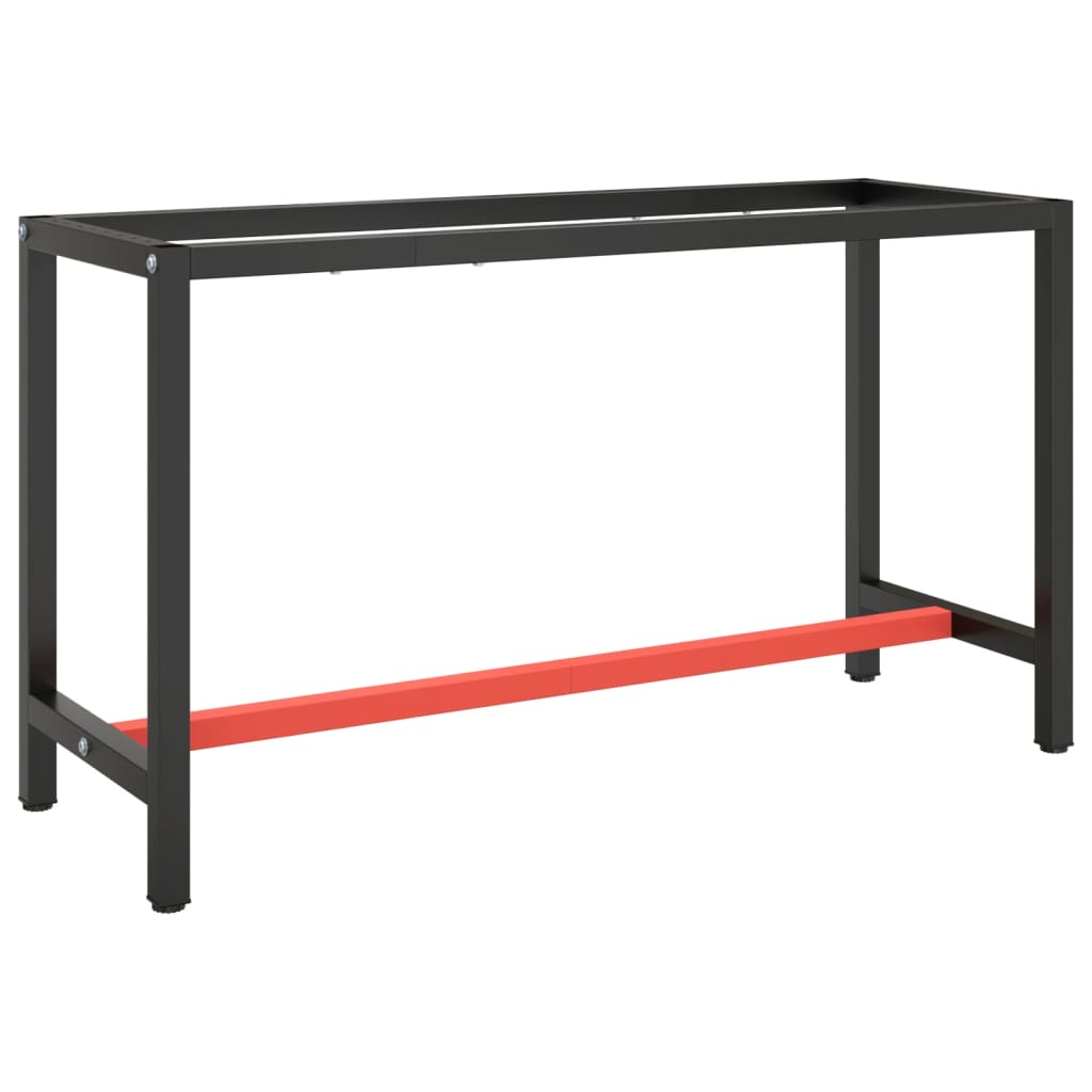Work Bench Frame Metal Black And Red