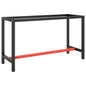 Work Bench Frame Metal Black And Red