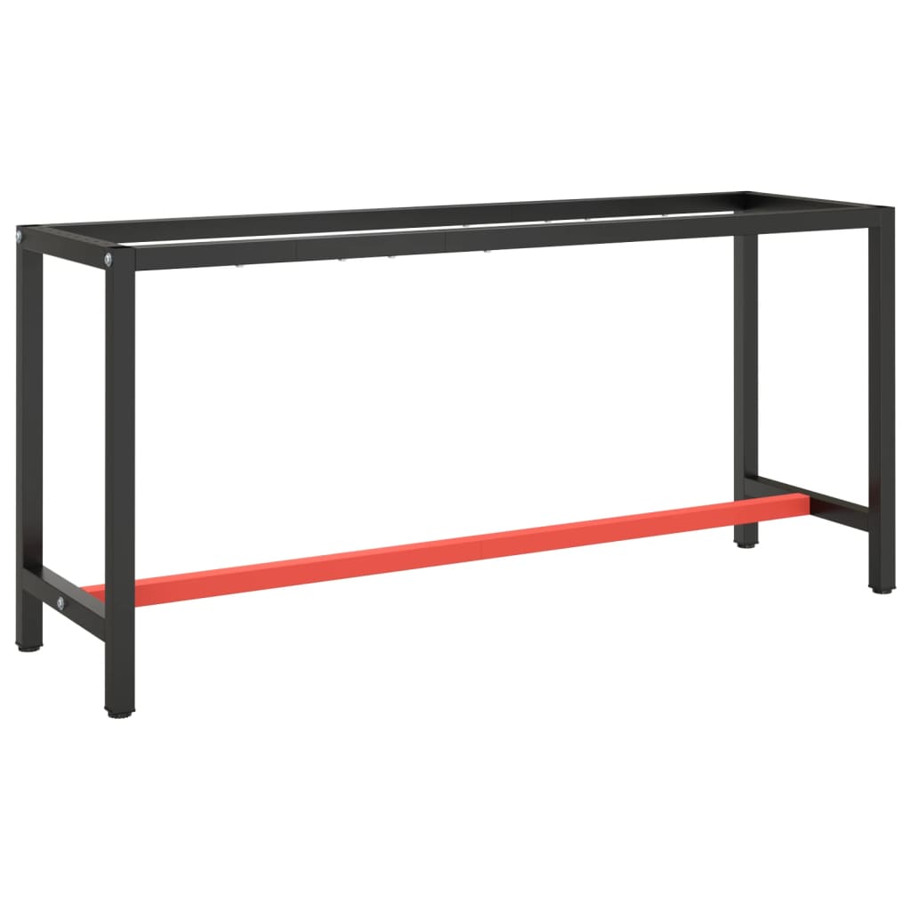 Work Bench Frame Metal Black And Red