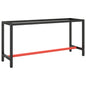 Work Bench Frame Metal Black And Red