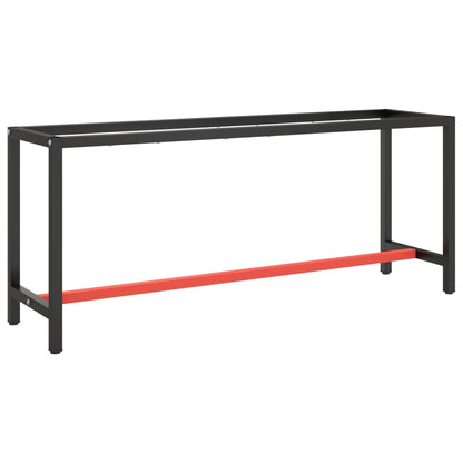 Work Bench Frame Metal Black And Red