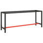 Work Bench Frame Metal Black And Red
