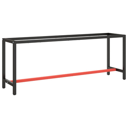 Work Bench Frame Metal Black And Red