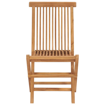 Folding Garden Chairs 6 Pcs Solid Wood Teak