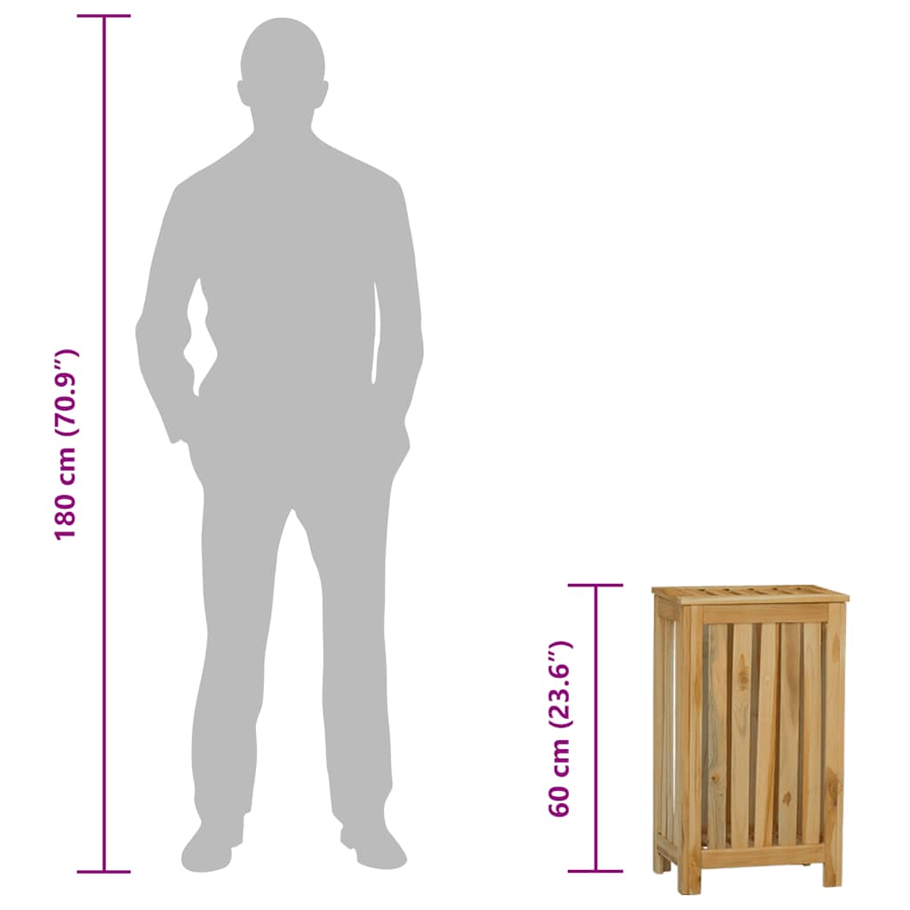 Wash Bin Solid Wood Teak