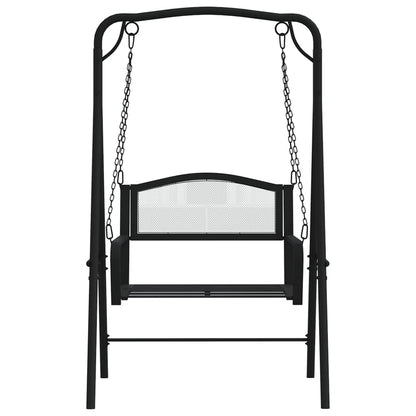 Swing Bench 124 Cm Black Steel