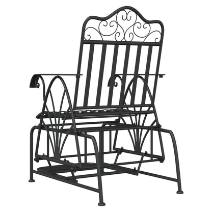 Glider Bench 61 Cm Black Steel