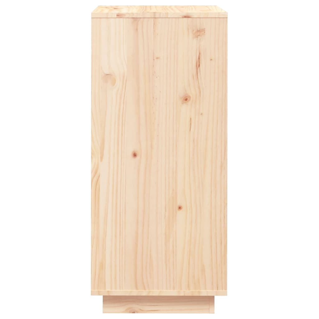 Shoe Cabinet 35X35X80 Cm Solid Wood Pine