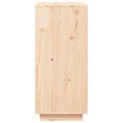 Shoe Cabinet 35X35X80 Cm Solid Wood Pine