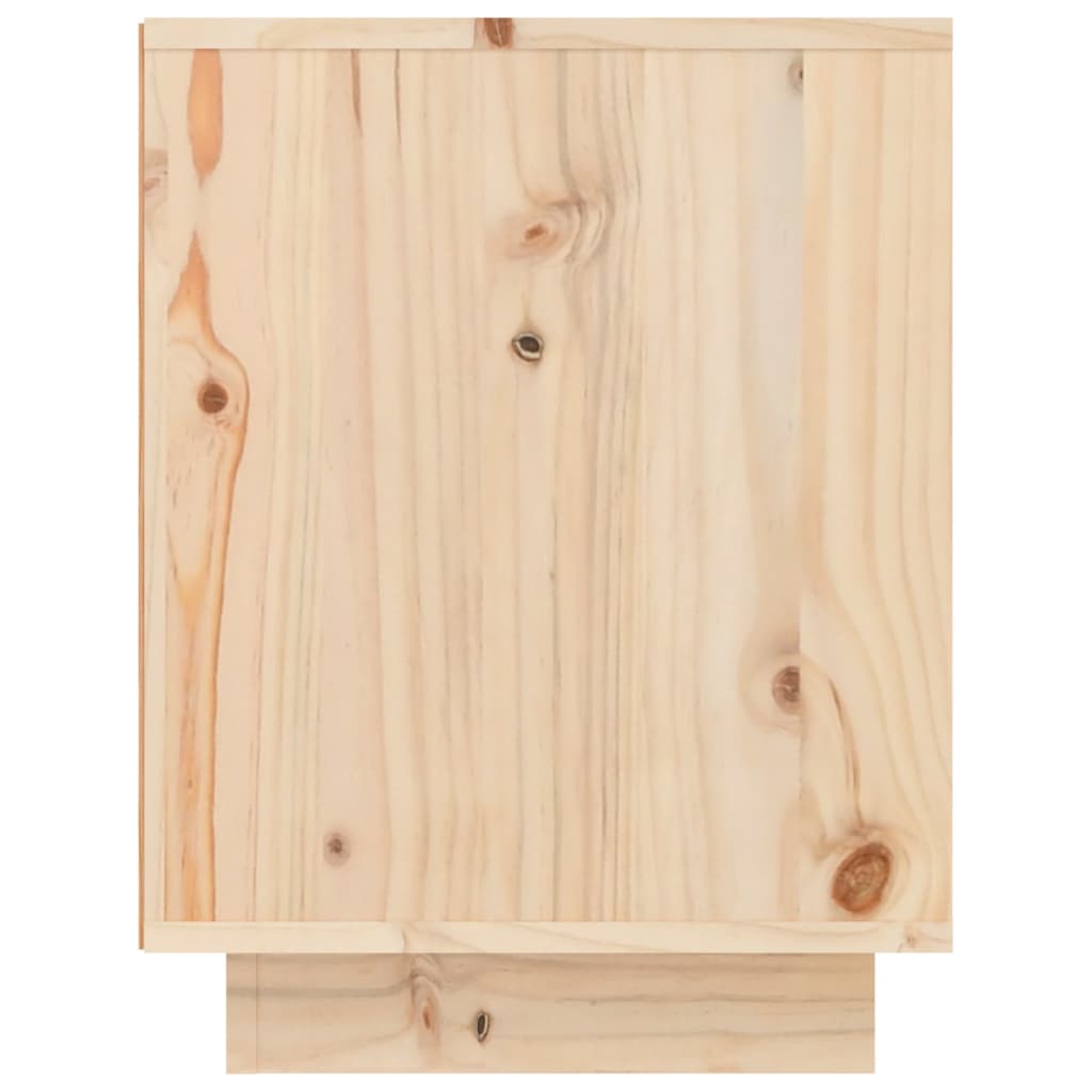 Shoe Cabinet 60X34X45 Cm Solid Wood Pine