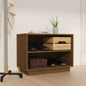 Shoe Cabinet 60X34X45 Cm Solid Wood Pine