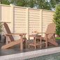 Garden Adirondack Chairs 2 Pcs Hdpe