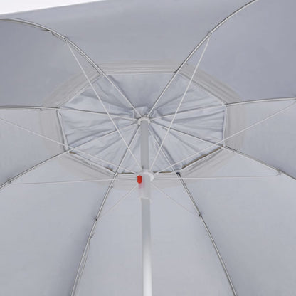 Beach Parasol With Side Walls 215 Cm
