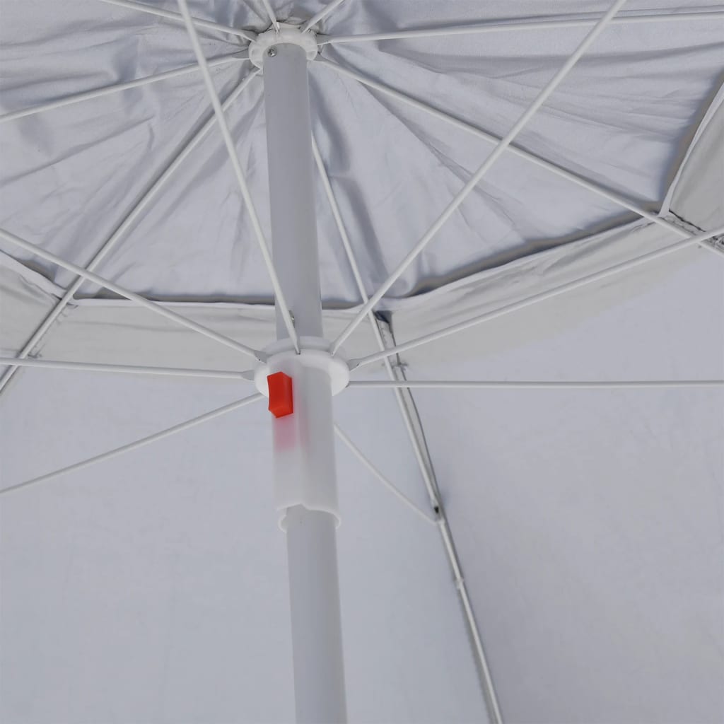 Beach Parasol With Side Walls 215 Cm