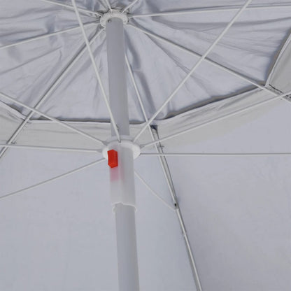 Beach Parasol With Side Walls 215 Cm