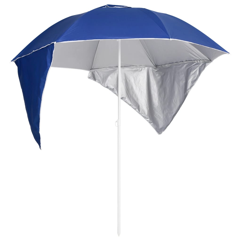Beach Parasol With Side Walls 215 Cm