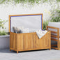 Garden Storage Box Solid Teak Wood