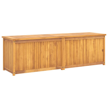 Garden Storage Box Solid Teak Wood
