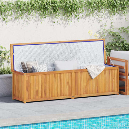 Garden Storage Box Solid Teak Wood