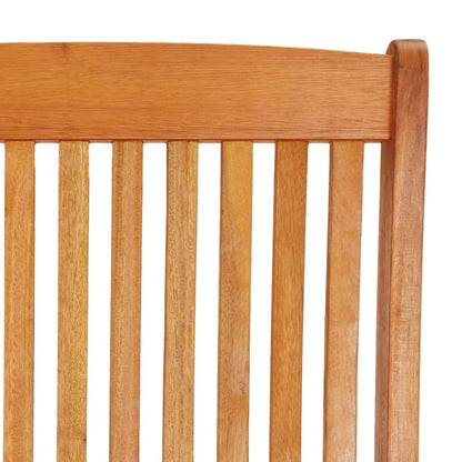 Folding Garden Chairs With Footrests 2 Pcs Solid Wood Eucalyptus