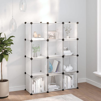 Storage Cube Organiser With 15 Cubes Pp