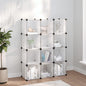 Storage Cube Organiser With 15 Cubes Pp