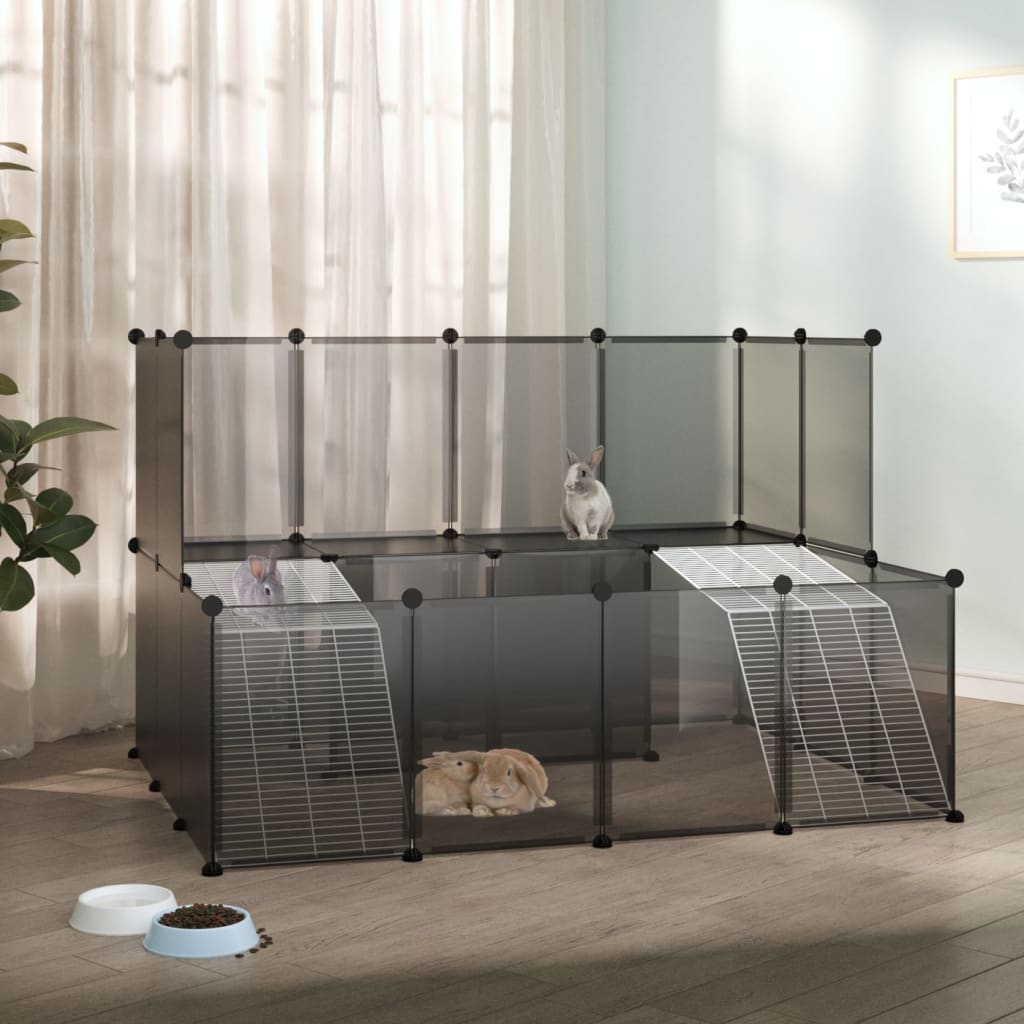 Small Animal Cage 143X107X93 Cm Pp And Steel