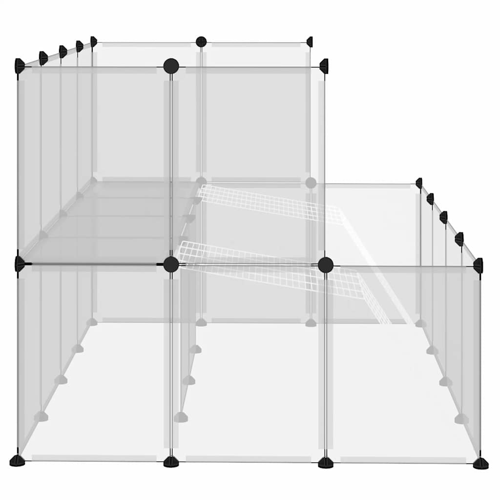 Small Animal Cage 143X107X93 Cm Pp And Steel