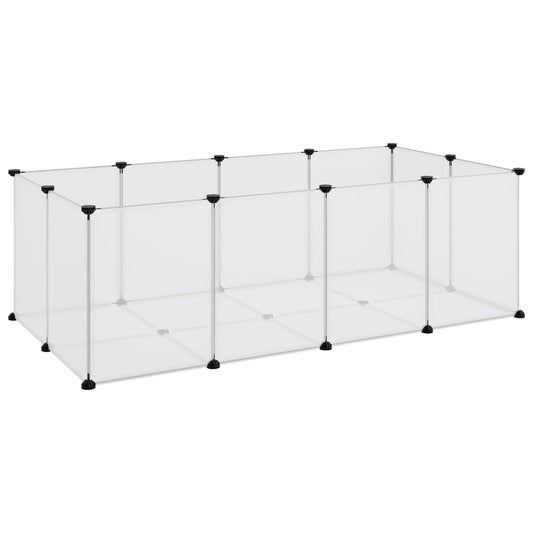Small Animal Cage 144X74X46.5 Cm Pp And Steel