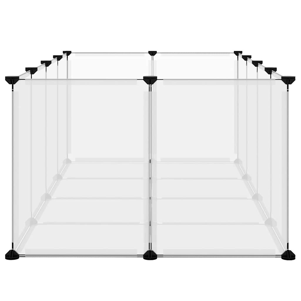 Small Animal Cage 144X74X46.5 Cm Pp And Steel