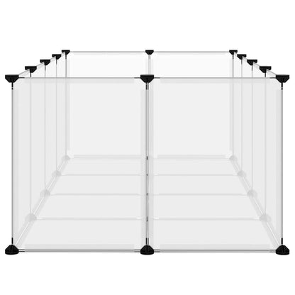 Small Animal Cage 144X74X46.5 Cm Pp And Steel