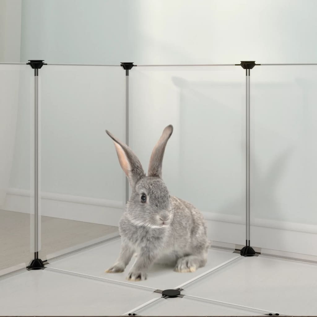 Small Animal Cage 144X74X46.5 Cm Pp And Steel