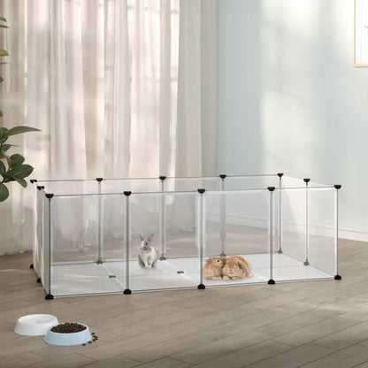 Small Animal Cage 144X74X46.5 Cm Pp And Steel