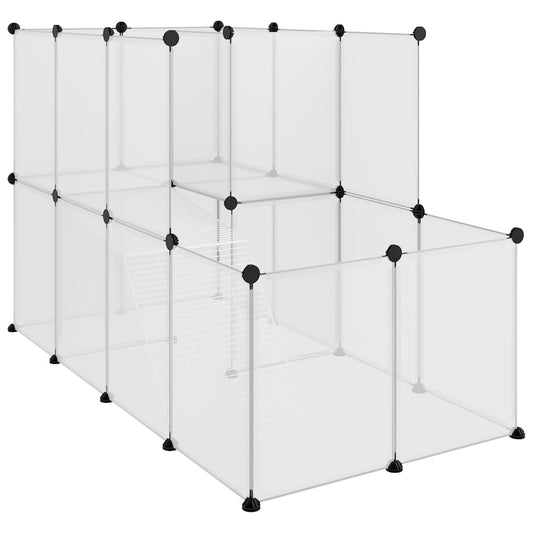 Small Animal Cage 142X74X93 Cm Pp And Steel