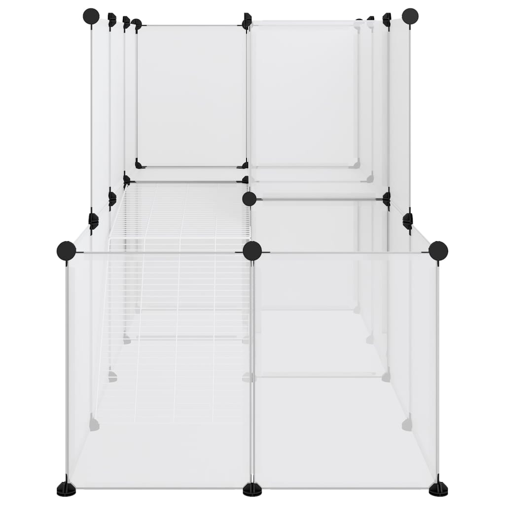 Small Animal Cage 142X74X93 Cm Pp And Steel
