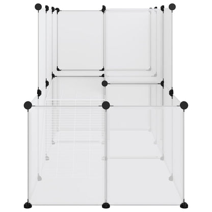 Small Animal Cage 142X74X93 Cm Pp And Steel