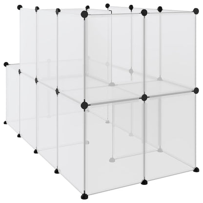 Small Animal Cage 142X74X93 Cm Pp And Steel