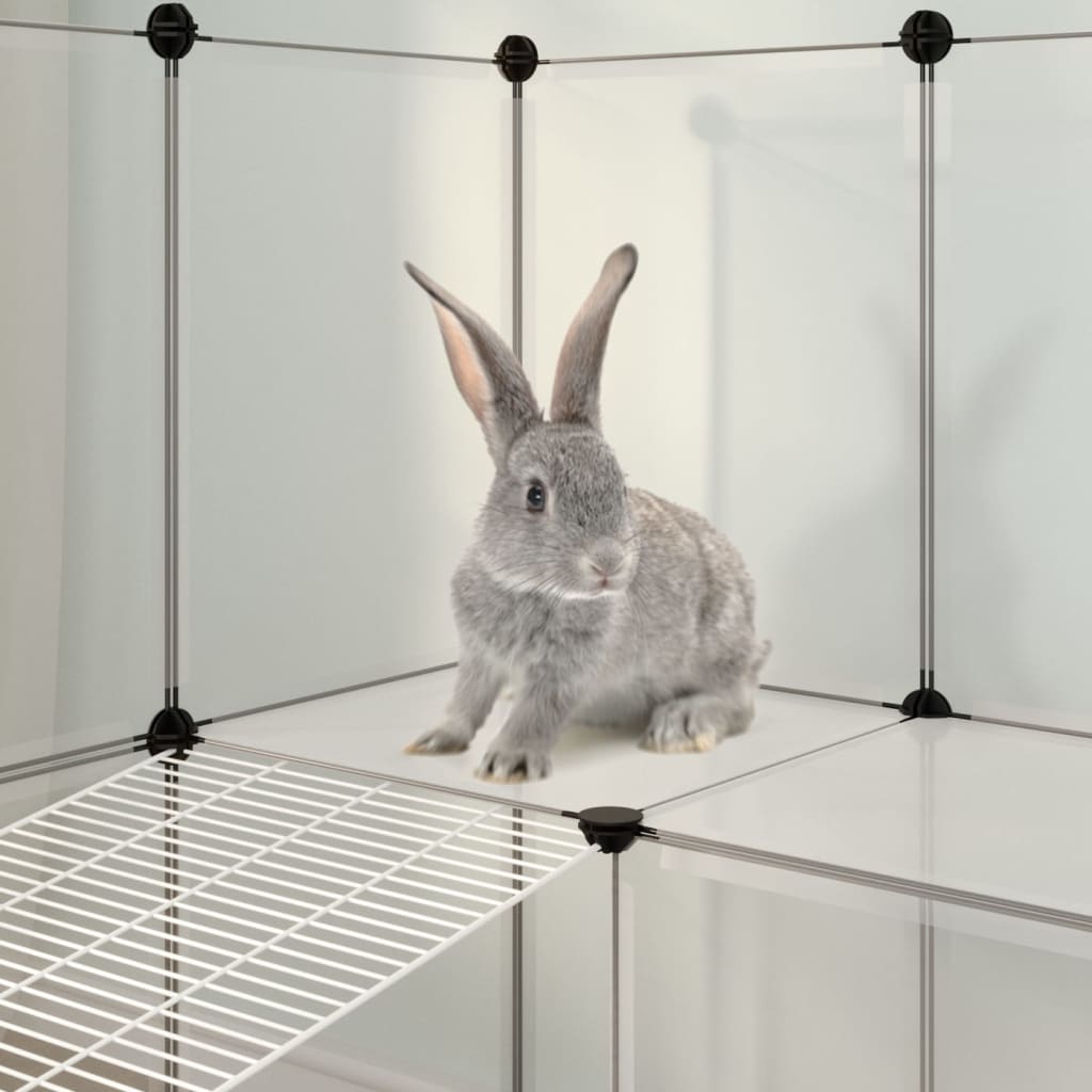 Small Animal Cage 142X74X93 Cm Pp And Steel