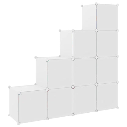 Cube Storage Cabinet For Kids With 10 Cubes Pp