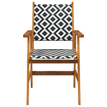 Garden Chairs 4 Pcs Solid Acacia Wood